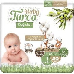 Baby Turco Diapers Newborn / 40 pcs