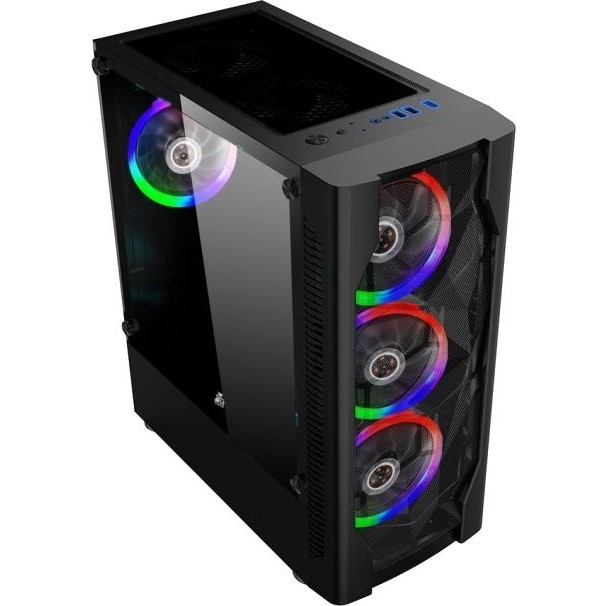 1stPlayer D4-4R1-BK Color LED