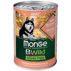 Monge BWild GF Canned Adult All Breed Salmon 0.4 kg