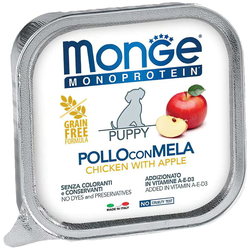 Monge Monoprotein Fruits Pate Puppy Chicken/Apple 0.15 kg