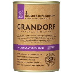 Grandorf Adult Canned Wild Boar/Turkey 0.4 kg