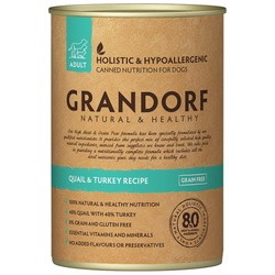 Grandorf Adult Canned with Quail/Turkey 0.4 kg