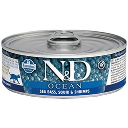 Farmina Ocean Canned Sea Bass/Squid/Shrimps 0.08 kg