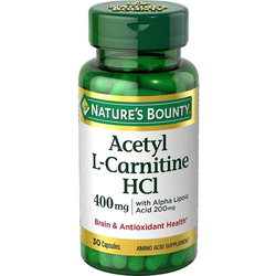 Natures Bounty Acetyl L-Carnitine HCI 400 mg 30 cap