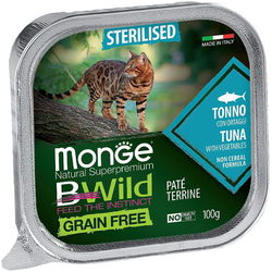 Monge Bwild Grain Free Pate Tonno 0.1 kg