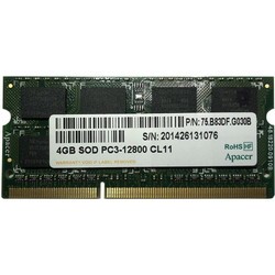 Apacer 75 DDR3 SO-DIMM 1x4Gb