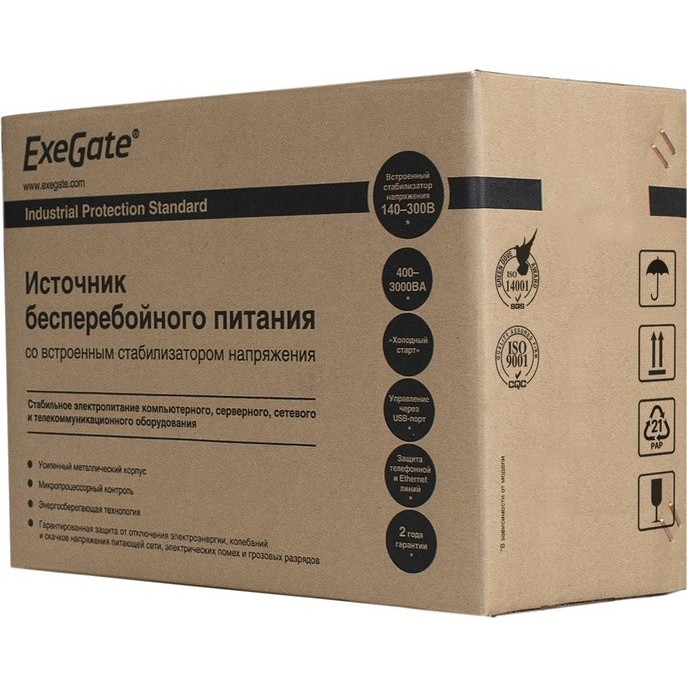 ExeGate SpecialPro Smart LLB-1000 LCD AVR C13 RJ USB EP285484RUS