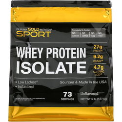 California Gold Nutrition Whey Protein Isolate 2.27 kg