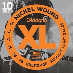 DAddario XL Nickel Wound 10-46 (10-Pack)