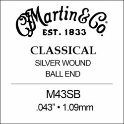 Martin Classical Silver Wound Single 43
