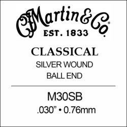 Martin Classical Silver Wound Single 30
