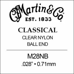 Martin Classical Crystal Nylon Ball End 28