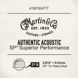 Martin Authentic Acoustic Plain Steel String 16