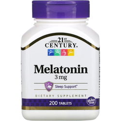 21st Century Melatonin 3 mg 200 tab