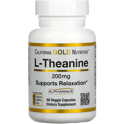 California Gold Nutrition L-Theanine 200 mg