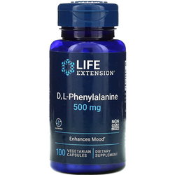 Life Extension D-L-Phenylalanine 500 mg 100 cap