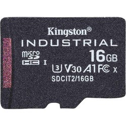 Kingston Industrial microSDHC + SD-adapter 16Gb