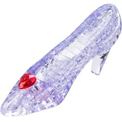 Crystal Puzzle Glass Shoe
