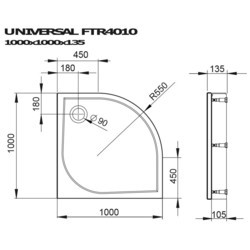 Devit Universal 100x100 FTR4010