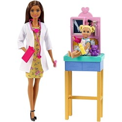 Barbie Pediatrician Playset Brunette GTN52