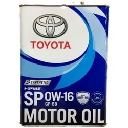 Toyota Motor Oil 0W-16 SP 4L