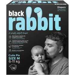 Black Rabbit Diapers M