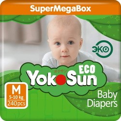 Yokosun Eco Diapers M / 240 pcs