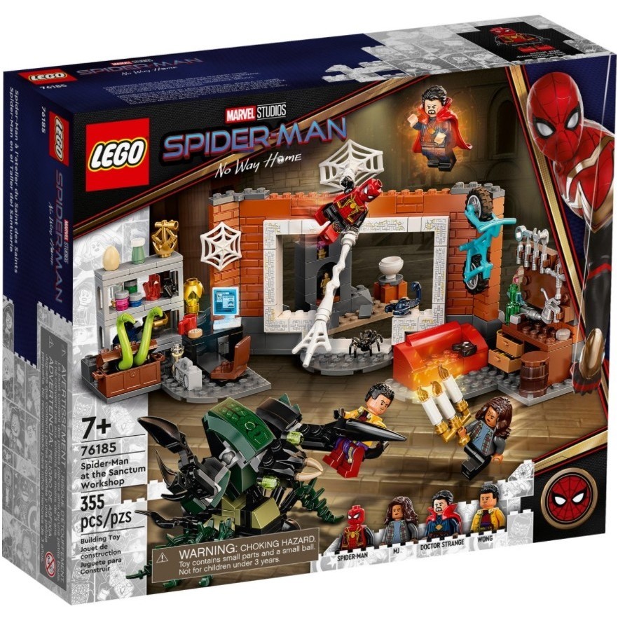 Lego Spider Man at the Sanctum Workshop 76185