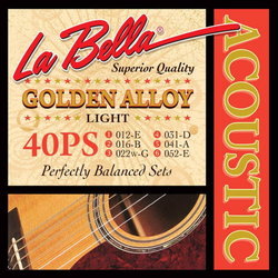 La Bella Golden Alloy 40PS 12-52