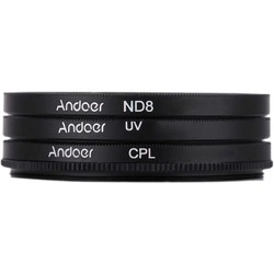 Andoer UV / CPL / ND8 82mm