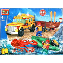 Gorod Masterov Lifeguard Jeep with Boat 5081