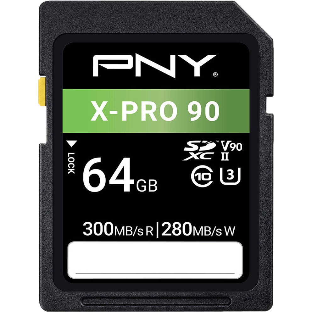 PNY X-PRO 90 Class 10 U3 V90 UHS-II SDXC
