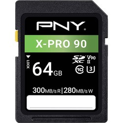 PNY X-PRO 90 Class 10 U3 V90 UHS-II SDXC