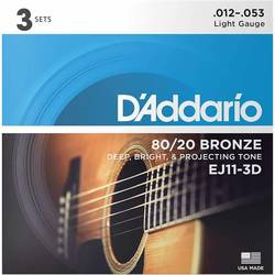 DAddario 80/20 Bronze 3D 12-53