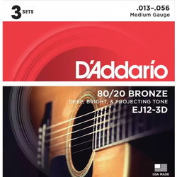 DAddario 80/20 Bronze 3D 13-56
