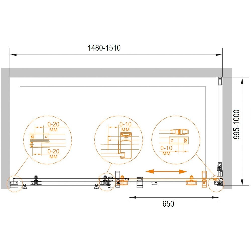 Cezares Stylus-O-M-AH-1-150/100-C-Cr 150x100