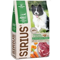 Sirius Adult Beef/Vegetables 15 kg