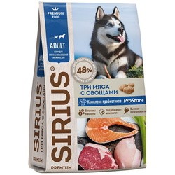 Sirius Adult Mini 3 Meats/Vegetables 3 kg