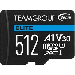 Team Group Elite microSDXC A1 V30 UHS I U3 512Gb