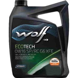 WOLF Ecotech 0W-16 SP/RC G6 XFE 5L