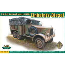 Ace 2.5t 6x6 Lastkraftwagen (LKW) Einheints-Diesel (1:72)