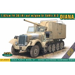 Ace 7.62cm FK.36 (R) auf mZgkw 5t SdKfz. 6/3 Diana (1:72)