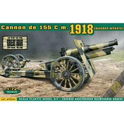 Ace Cannon de 155 C m. 1918 (wooden wheels) (1:72)