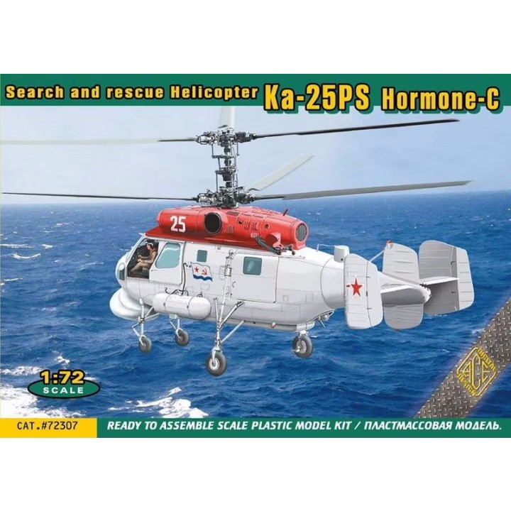 Ace Search and Rescue Helicopter Ka-25PS Hormone-C (1:72)