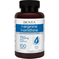 Biovea L-Arginine/L-Ornithine 750 mg
