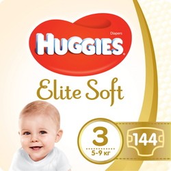 Huggies Elite Soft 3 / 144 pcs