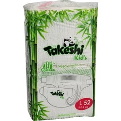 Takeshi Kids Bamboo Diapers L / 52 pcs