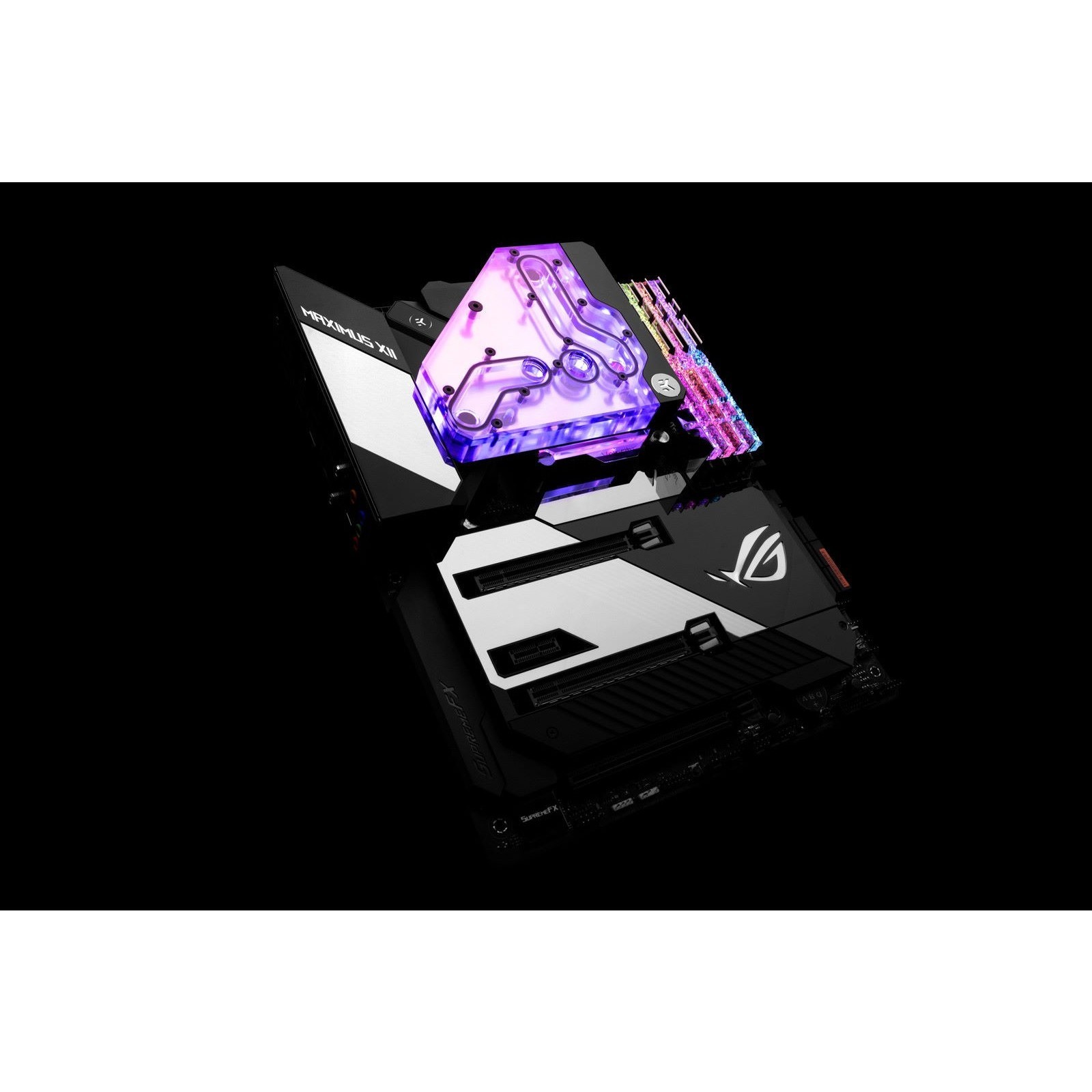 EKWB EK-Quantum Momentum VRM Bridge ROG Maximus XII Formula D-RGB - Plexi
