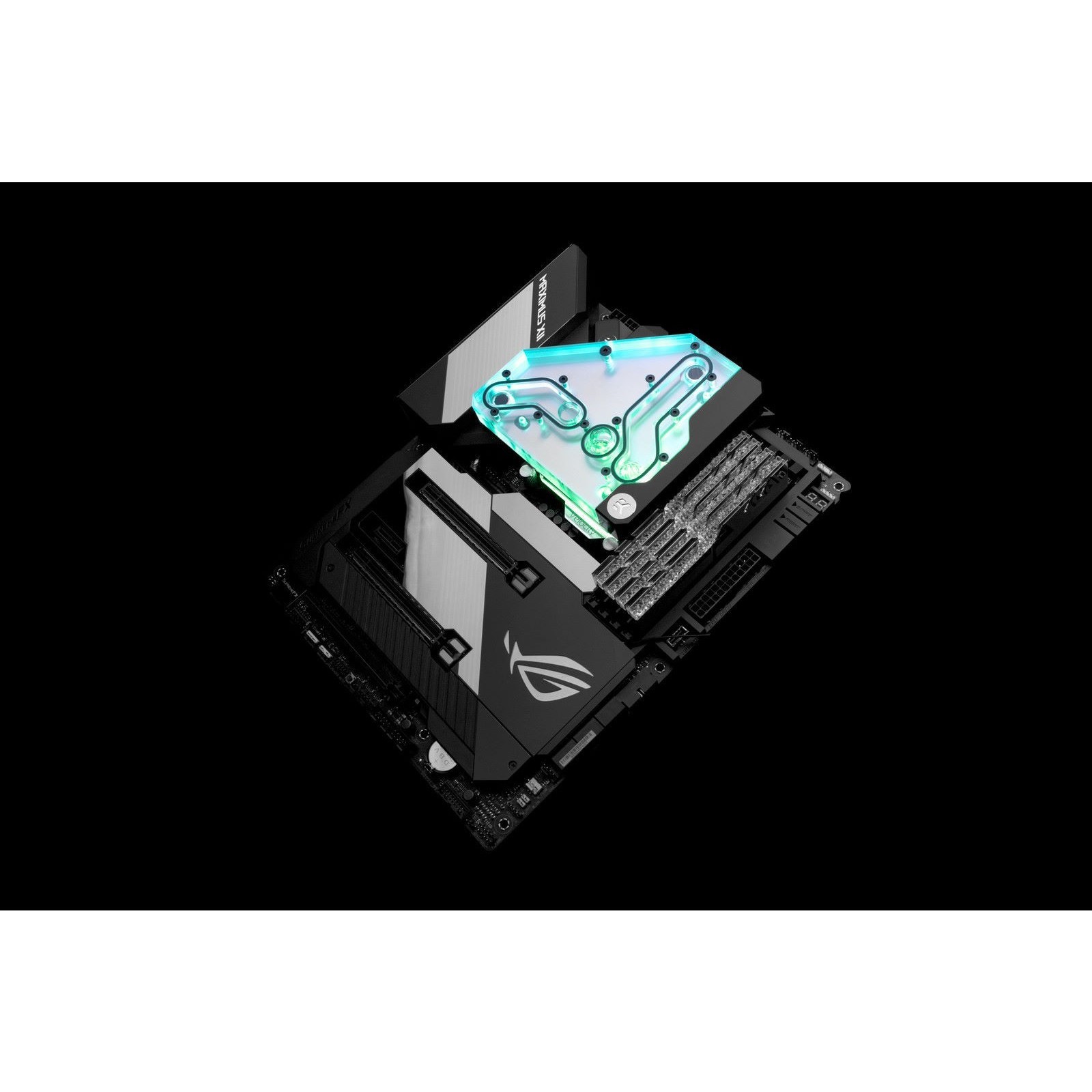 EKWB EK-Quantum Momentum VRM Bridge ROG Maximus XII Formula D-RGB - Plexi