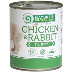 Natures Protection Puppy Canned Chicken/Rabbit 0.8 kg